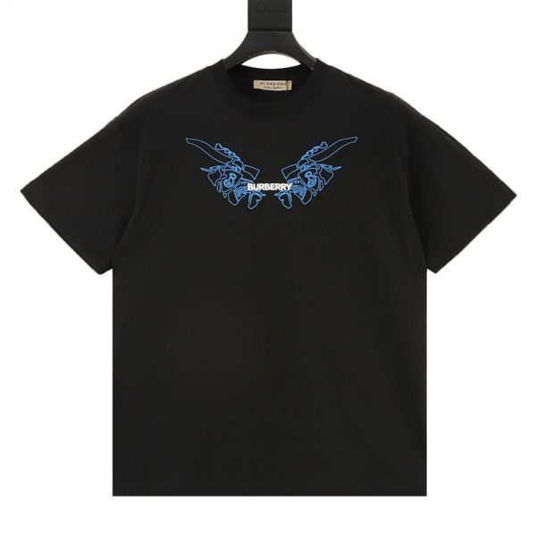 designer,replica,clothing,fake,1:1,lv,luxury,high quality BURBERRY Knight Wing Logo Short-Sleeve T-Shirt (B63F)