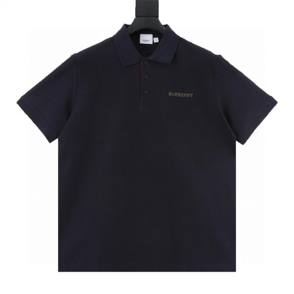 designer,replica,clothing,fake,1:1,lv,luxury,high quality Burberry striped embroidered short-sleeved polo shirt (C813)