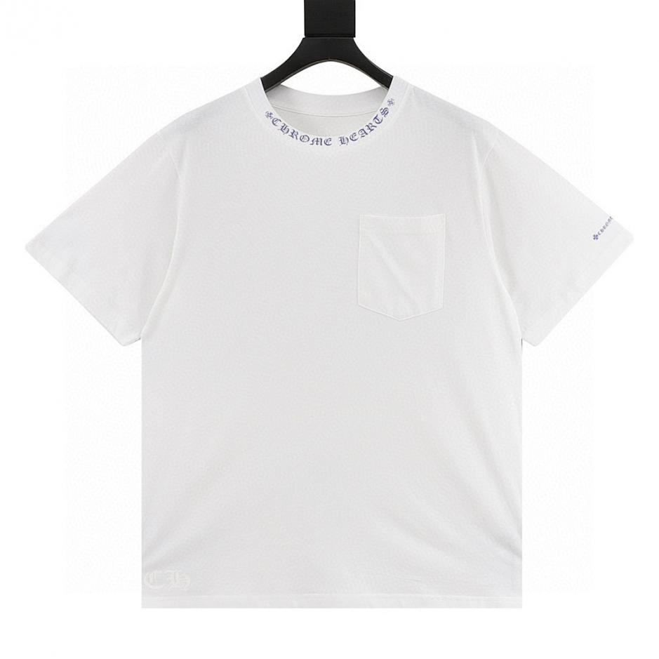 designer,replica,clothing,fake,1:1,lv,luxury,high quality Chrome Hearts Collar Letter Print Two-Color Short-Sleeve T-Shirt (1F90) designer,replica,clothing,fake,1:1,lv,luxury,high quality Chrome Hearts Collar Letter Print Two-Color Short-Sleeve T-Shirt (1F90)