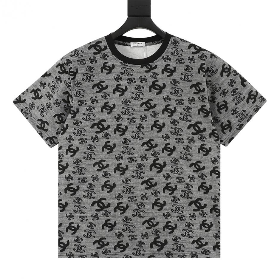 designer,replica,clothing,fake,1:1,lv,luxury,high quality CHANEL all-over monogram jacquard short-sleeved shirt (7994) designer,replica,clothing,fake,1:1,lv,luxury,high quality CHANEL all-over monogram jacquard short-sleeved shirt (7994)