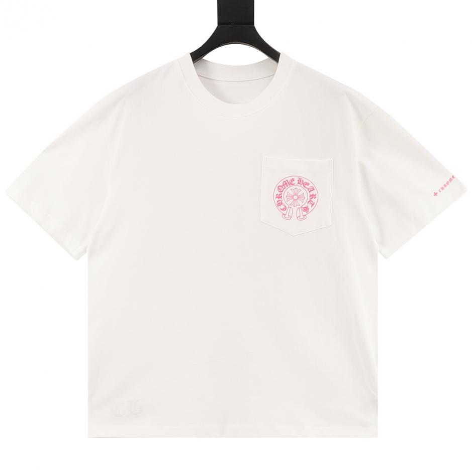 designer,replica,clothing,fake,1:1,lv,luxury,high quality Chrome Hearts Pink Horseshoe Cross Print Short-Sleeve T-Shirt (98E7) designer,replica,clothing,fake,1:1,lv,luxury,high quality Chrome Hearts Pink Horseshoe Cross Print Short-Sleeve T-Shirt (98E7)