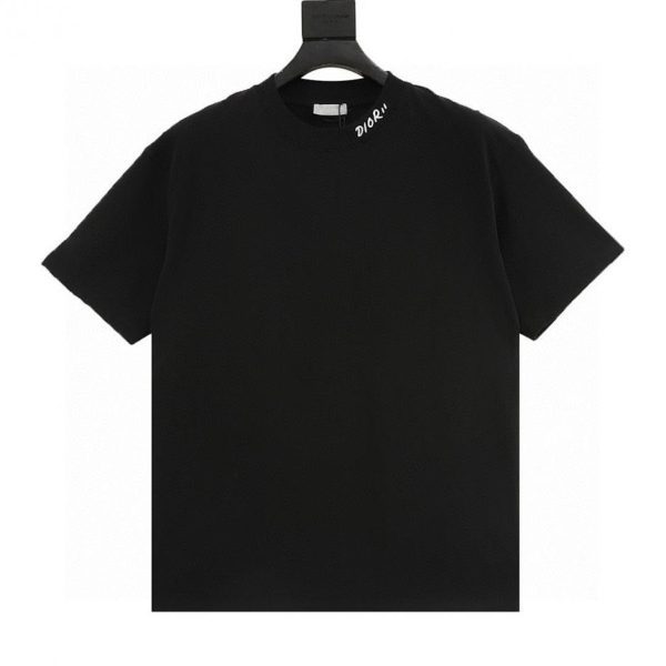 designer,replica,clothing,fake,1:1,lv,luxury,high quality DIOR New Style Distressed Design, Embroidered Neckline and CD Embroidered Logo on Back, Unisex Short-Sleeve T-Shirt (5394)