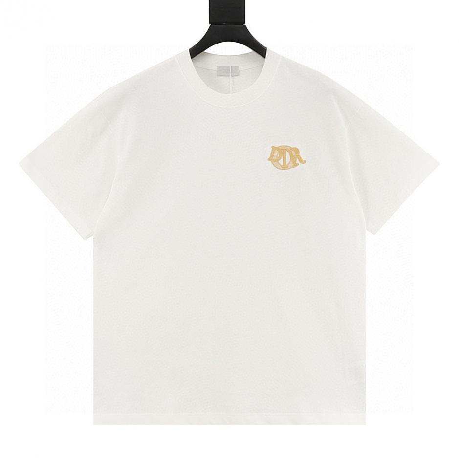 designer,replica,clothing,fake,1:1,lv,luxury,high quality DIOR short-sleeved top with classic CD logo embroidery in gold thread (7FB8) designer,replica,clothing,fake,1:1,lv,luxury,high quality DIOR short-sleeved top with classic CD logo embroidery in gold thread (7FB8)