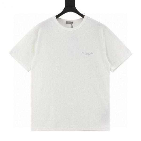 designer,replica,clothing,fake,1:1,lv,luxury,high quality Dior logo terry cloth short-sleeved T-shirt (7287)