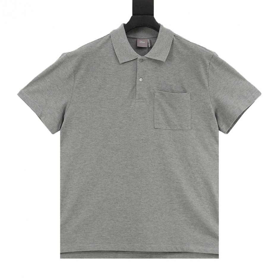 designer,replica,clothing,fake,1:1,lv,luxury,high quality Dior embroidered letter pocket pique cotton short-sleeved polo shirt (E6DC) designer,replica,clothing,fake,1:1,lv,luxury,high quality Dior embroidered letter pocket pique cotton short-sleeved polo shirt (E6DC)