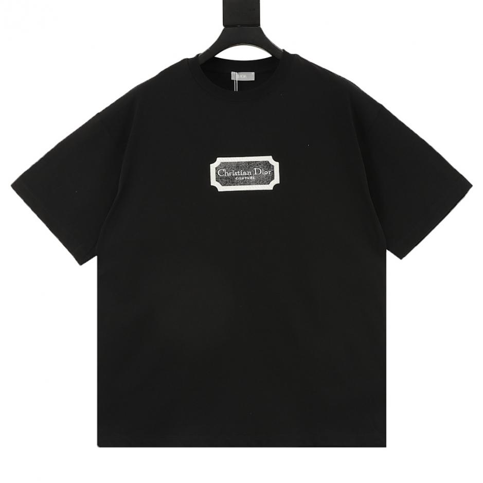 designer,replica,clothing,fake,1:1,lv,luxury,high quality Dior embroidered silver logo short-sleeved T-shirt (FC29) designer,replica,clothing,fake,1:1,lv,luxury,high quality Dior embroidered silver logo short-sleeved T-shirt (FC29)