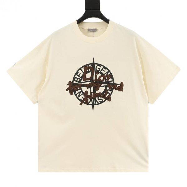designer,replica,clothing,fake,1:1,lv,luxury,high quality DIOR Compass Short-Sleeve T-Shirt (0235)