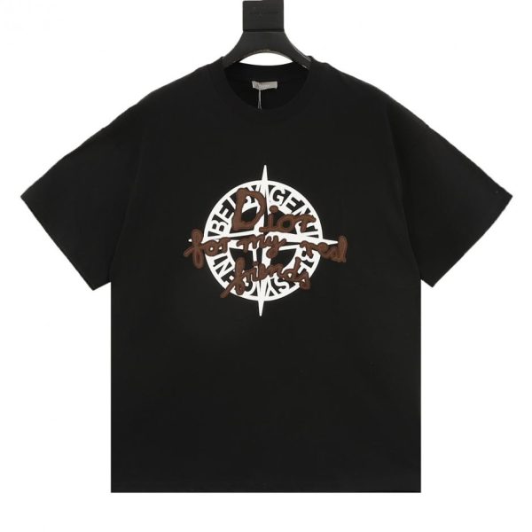 designer,replica,clothing,fake,1:1,lv,luxury,high quality DIOR Compass Short-Sleeve T-Shirt (C979)