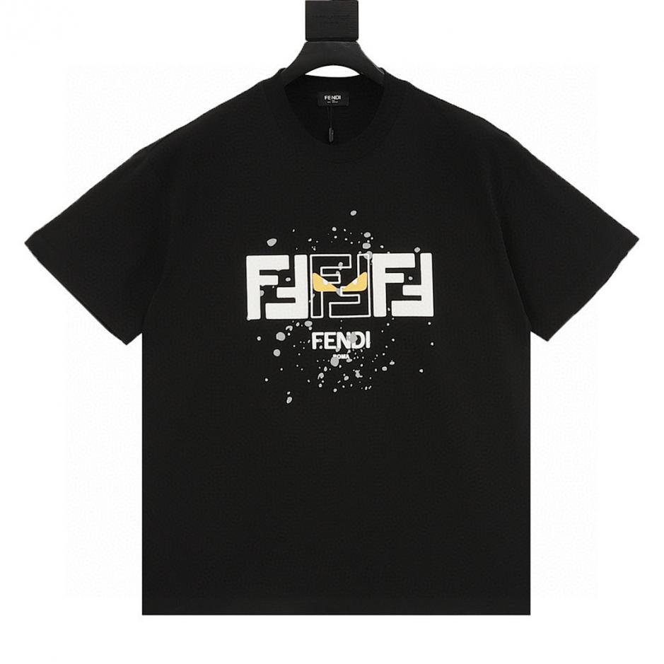 designer,replica,clothing,fake,1:1,lv,luxury,high quality FENDI Splatter-Paint FF Monster Eyes Print Short-Sleeve T-Shirt in Black and White (3FFendi) designer,replica,clothing,fake,1:1,lv,luxury,high quality FENDI Splatter-Paint FF Monster Eyes Print Short-Sleeve T-Shirt in Black and White (3FFendi)