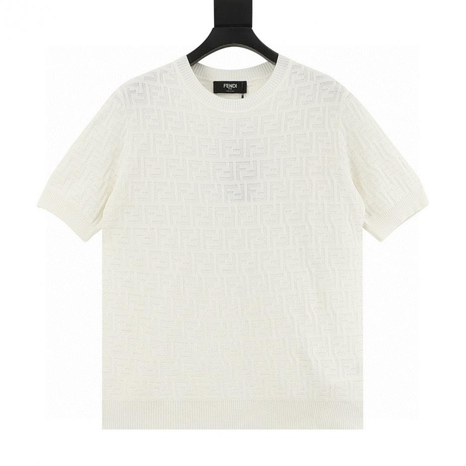 designer,replica,clothing,fake,1:1,lv,luxury,high quality Fendi Full FF Jacquard Knit Short-Sleeve T-Shirt (F65B) designer,replica,clothing,fake,1:1,lv,luxury,high quality Fendi Full FF Jacquard Knit Short-Sleeve T-Shirt (F65B)