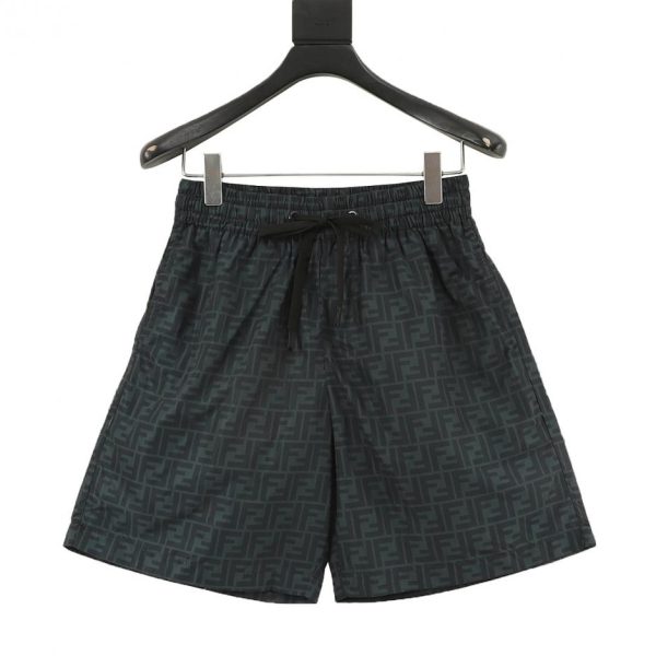 designer,replica,clothing,fake,1:1,lv,luxury,high quality Fendi double-F monogram print shorts (198F)