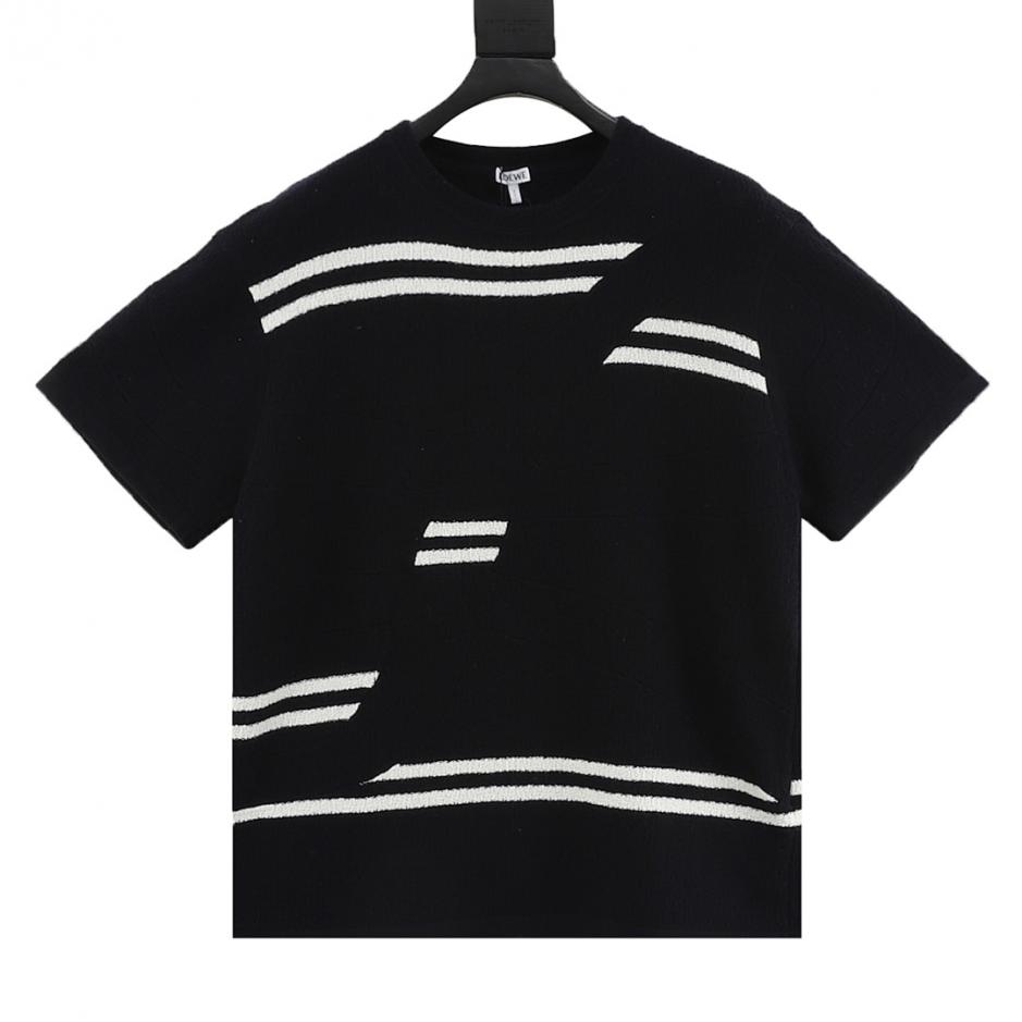 designer,replica,clothing,fake,1:1,lv,luxury,high quality Loewe Striped Wool Embroidered Knit Short-Sleeve T-Shirt (F446) designer,replica,clothing,fake,1:1,lv,luxury,high quality Loewe Striped Wool Embroidered Knit Short-Sleeve T-Shirt (F446)