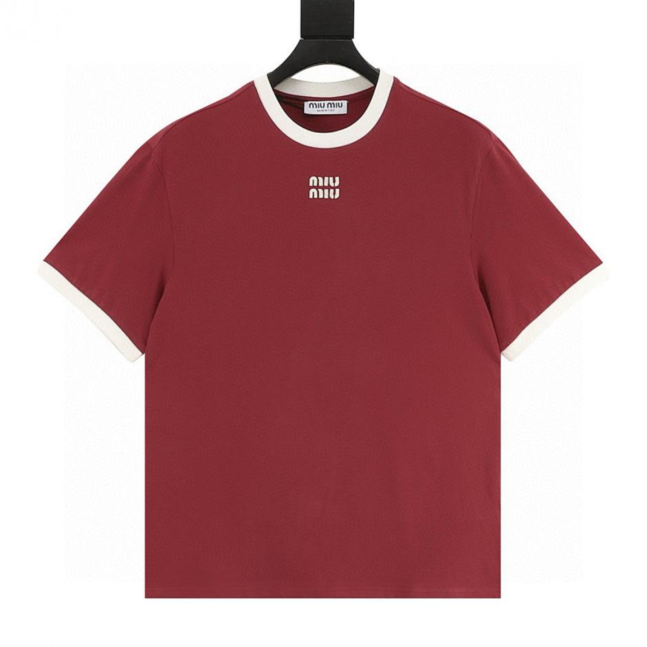 designer,replica,clothing,fake,1:1,lv,luxury,high quality MiuMiu Color Block Short-Sleeve T-Shirt (279D) designer,replica,clothing,fake,1:1,lv,luxury,high quality MiuMiu Color Block Short-Sleeve T-Shirt (279D)