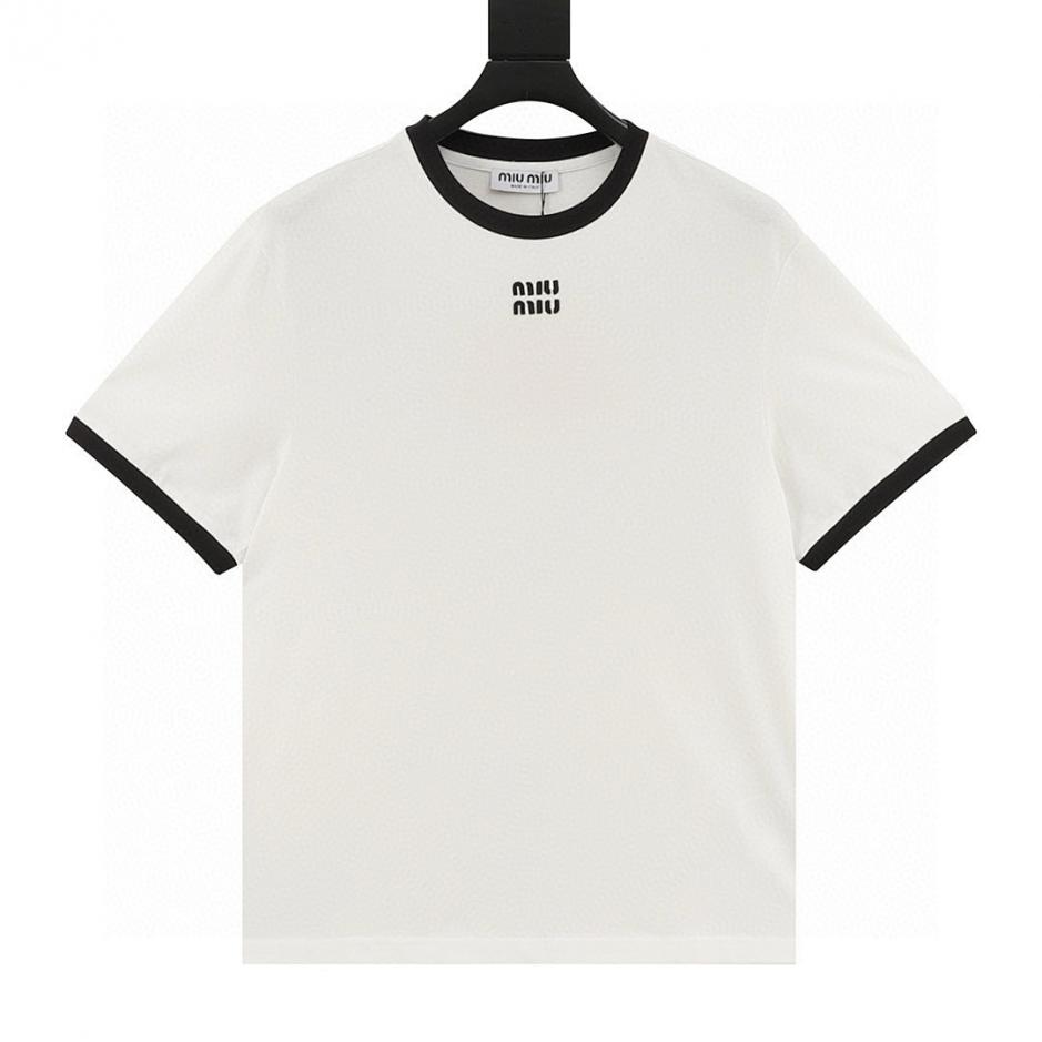 designer,replica,clothing,fake,1:1,lv,luxury,high quality MiuMiu Color Block Short-Sleeve T-Shirt (9FF6) designer,replica,clothing,fake,1:1,lv,luxury,high quality MiuMiu Color Block Short-Sleeve T-Shirt (9FF6)