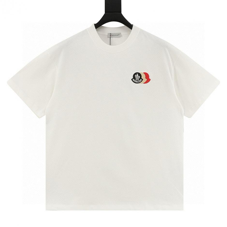 designer,replica,clothing,fake,1:1,lv,luxury,high quality MONCLER Three-color embroidered M logo short-sleeved T-shirt in black and white (97F0) designer,replica,clothing,fake,1:1,lv,luxury,high quality MONCLER Three-color embroidered M logo short-sleeved T-shirt in black and white (97F0)