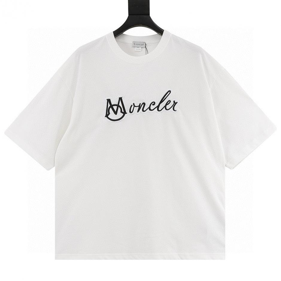 designer,replica,clothing,fake,1:1,lv,luxury,high quality Moncler short-sleeved shirt with large embroidered logo on the chest (4EE8) designer,replica,clothing,fake,1:1,lv,luxury,high quality Moncler short-sleeved shirt with large embroidered logo on the chest (4EE8)