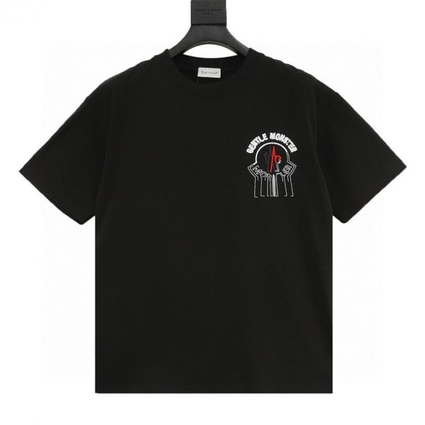 designer,replica,clothing,fake,1:1,lv,luxury,high quality MONCLER GM Collaboration Embroidered Logo Short-Sleeve T-Shirt (8BA8)
