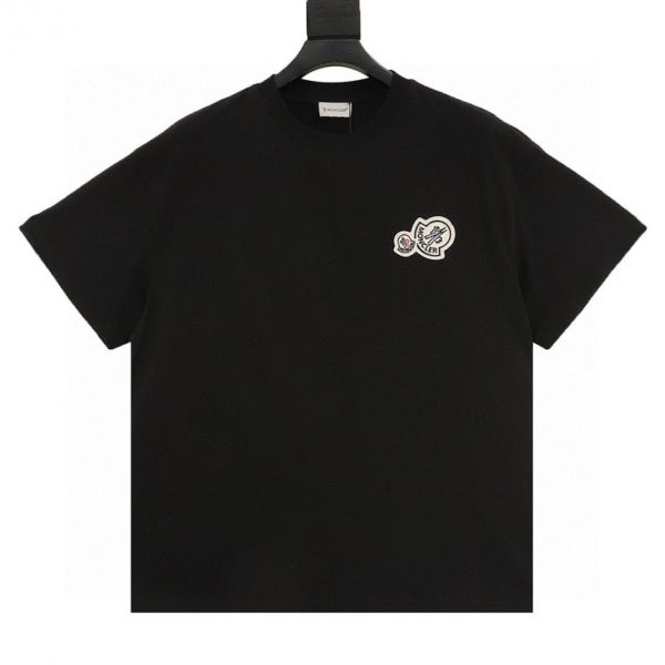 designer,replica,clothing,fake,1:1,lv,luxury,high quality MONCLER Double Logo Short-Sleeve T-Shirt (5D45)