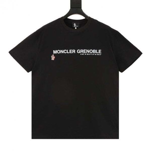 designer,replica,clothing,fake,1:1,lv,luxury,high quality MONCLER Coordinate Letter Print Short-Sleeve T-Shirt (72DB)