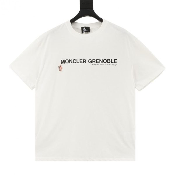 designer,replica,clothing,fake,1:1,lv,luxury,high quality MONCLER Coordinate Letter Print Short-Sleeve T-Shirt (FA36)