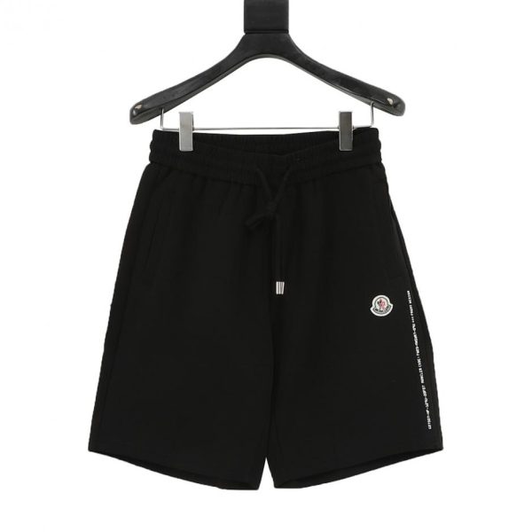 designer,replica,clothing,fake,1:1,lv,luxury,high quality MONCLER Logo Embroidered Shorts (65CF)