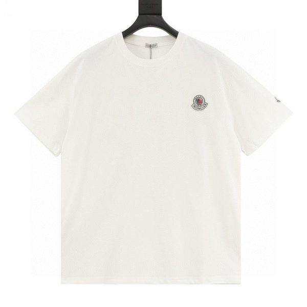 designer,replica,clothing,fake,1:1,lv,luxury,high quality MONCLER Embroidered Logo Short-Sleeve T-Shirt (2EC7)