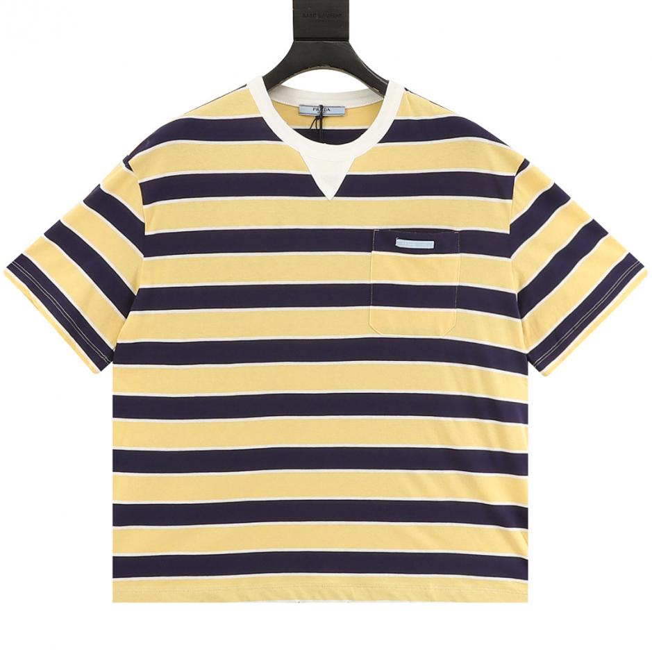 designer,replica,clothing,fake,1:1,lv,luxury,high quality PRADA Yellow Striped Pocket Short-Sleeve T-Shirt (1899) designer,replica,clothing,fake,1:1,lv,luxury,high quality PRADA Yellow Striped Pocket Short-Sleeve T-Shirt (1899)
