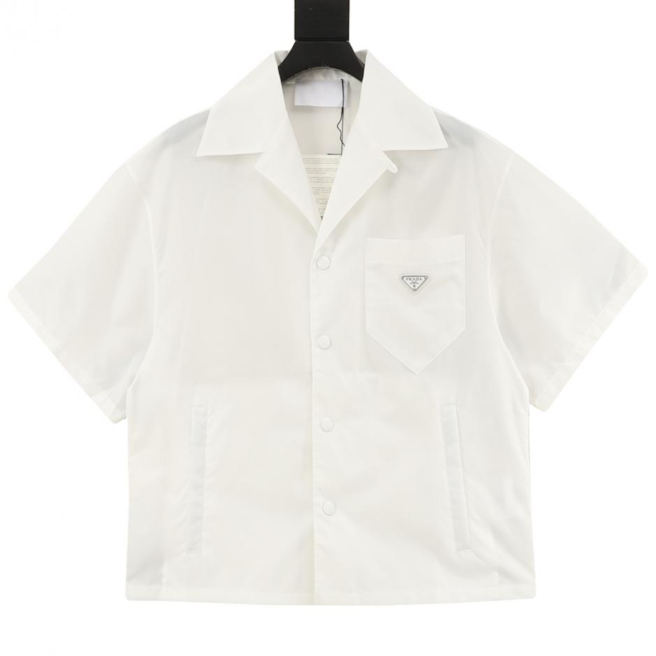 designer,replica,clothing,fake,1:1,lv,luxury,high quality PRADA triangle logo short-sleeved shirt (CC83) designer,replica,clothing,fake,1:1,lv,luxury,high quality PRADA triangle logo short-sleeved shirt (CC83)