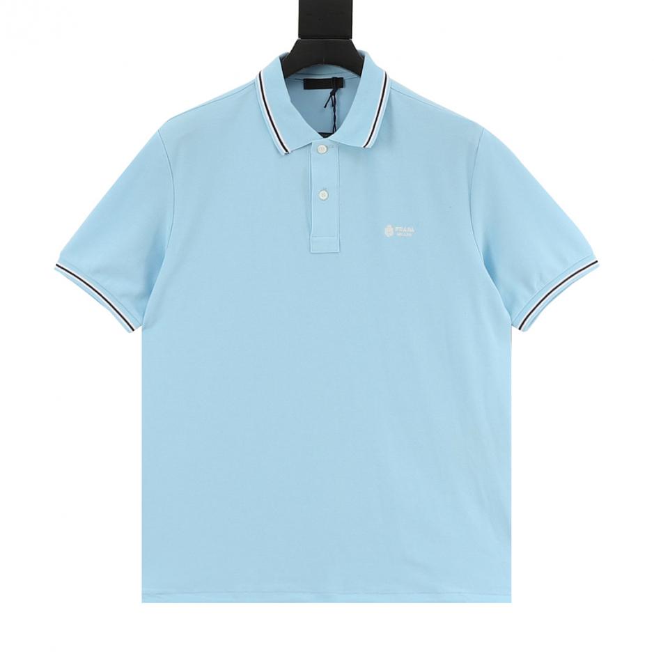 designer,replica,clothing,fake,1:1,lv,luxury,high quality PRADA Embroidered Collection Polo Short-Sleeve with Drawstring Hem (A813) designer,replica,clothing,fake,1:1,lv,luxury,high quality PRADA Embroidered Collection Polo Short-Sleeve with Drawstring Hem (A813)