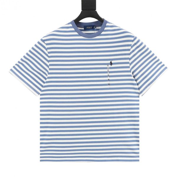 designer,replica,clothing,fake,1:1,lv,luxury,high quality RALPH LAUREN Striped Short-Sleeve T-Shirt (9B8F)