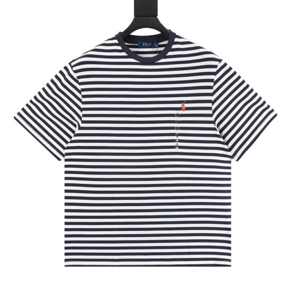 designer,replica,clothing,fake,1:1,lv,luxury,high quality RALPH LAUREN Striped Short-Sleeve T-Shirt (D22C)