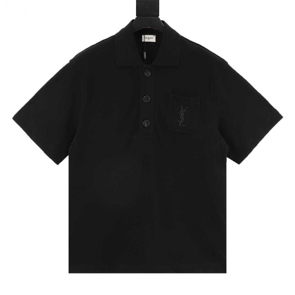 designer,replica,clothing,fake,1:1,lv,luxury,high quality Saint Laurent Paris / Saint Laurent Pocket Embroidered Oversized Polo Short-Sleeve T-Shirt (C5A1) designer,replica,clothing,fake,1:1,lv,luxury,high quality Saint Laurent Paris / Saint Laurent Pocket Embroidered Oversized Polo Short-Sleeve T-Shirt (C5A1)