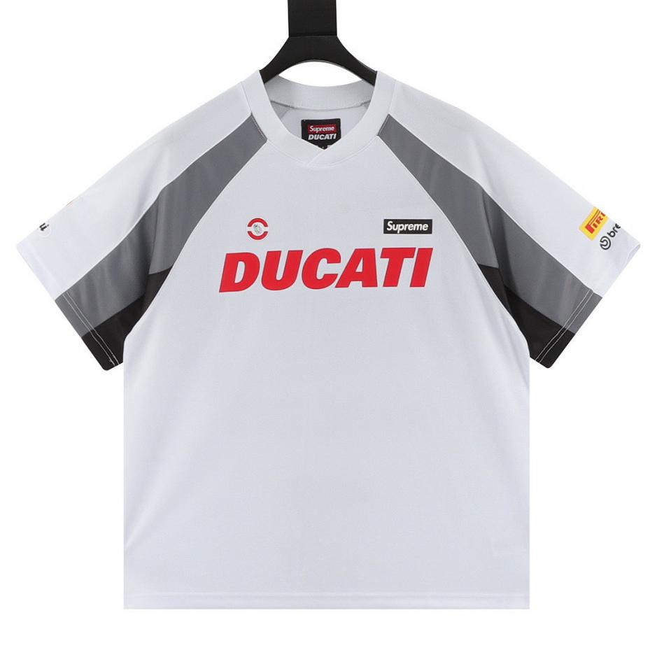 designer,replica,clothing,fake,1:1,lv,luxury,high quality Supreme x DUCATI Collaboration SS24 WEEK16 SOCCER JERSEY Silicone Leather Logo Letter Jersey (777F) designer,replica,clothing,fake,1:1,lv,luxury,high quality Supreme x DUCATI Collaboration SS24 WEEK16 SOCCER JERSEY Silicone Leather Logo Letter Jersey (777F)