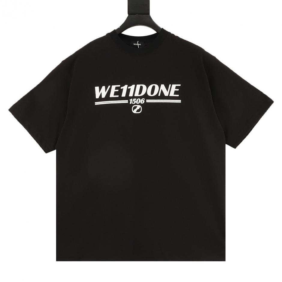 designer,replica,clothing,fake,1:1,lv,luxury,high quality WE11DONE 1506 Logo Letter Print Short-Sleeve T-Shirt in Black and White (9A38) designer,replica,clothing,fake,1:1,lv,luxury,high quality WE11DONE 1506 Logo Letter Print Short-Sleeve T-Shirt in Black and White (9A38)