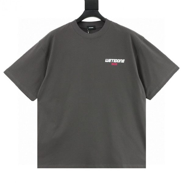 designer,replica,clothing,fake,1:1,lv,luxury,high quality WE11DONE Official Website 10th Anniversary Commemorative Edition Simple Logo Print Short-Sleeve T-Shirt (16AE)