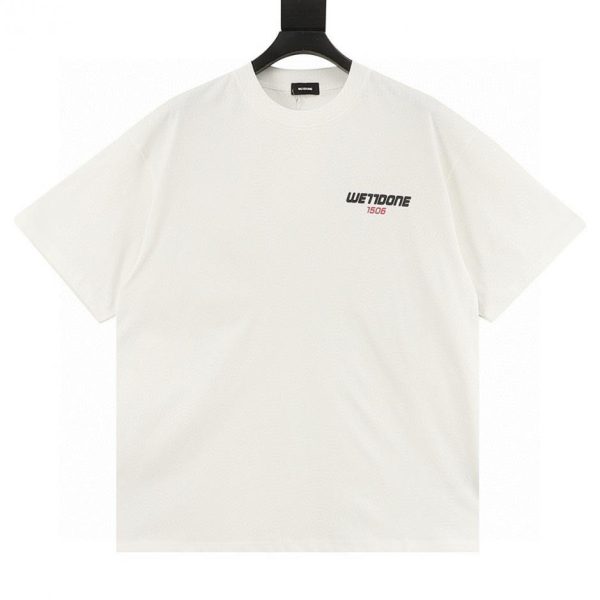 designer,replica,clothing,fake,1:1,lv,luxury,high quality WE11DONE Official Website 10th Anniversary Commemorative Edition Simple Logo Print Short-Sleeve T-Shirt (2989)