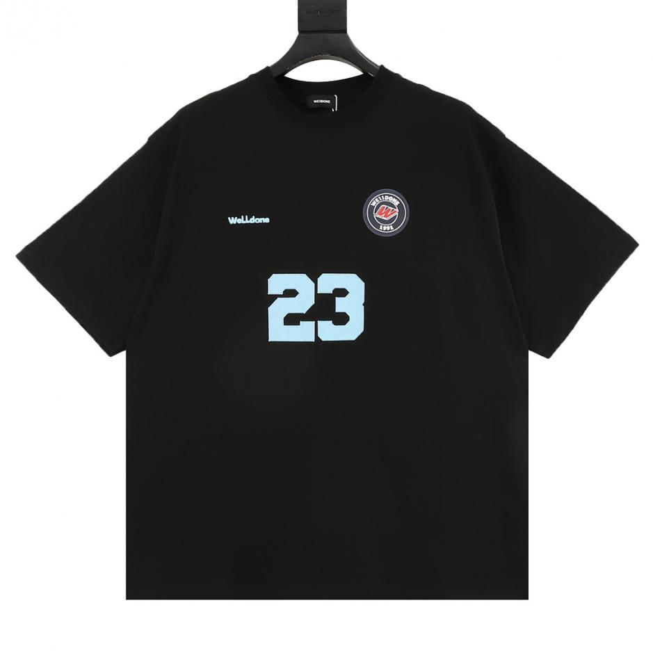 designer,replica,clothing,fake,1:1,lv,luxury,high quality WE11DONE Number 23 Print Short-Sleeve T-Shirt in Black, Navy, and Gray (A581) designer,replica,clothing,fake,1:1,lv,luxury,high quality WE11DONE Number 23 Print Short-Sleeve T-Shirt in Black, Navy, and Gray (A581)