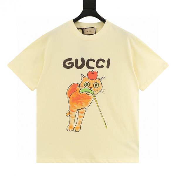 designer,replica,clothing,fake,1:1,lv,luxury,high quality GUCCI New Cartoon Series Short-Sleeve T-Shirt (5A0B)