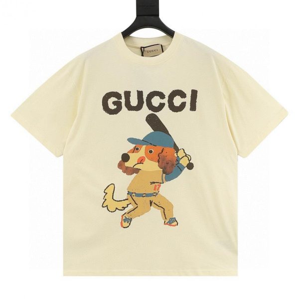 designer,replica,clothing,fake,1:1,lv,luxury,high quality GUCCI New Cartoon Series Short-Sleeve T-Shirt (779D)