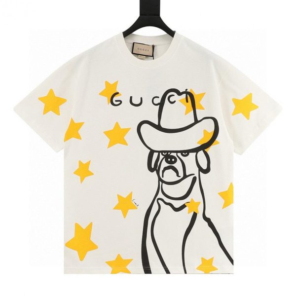 designer,replica,clothing,fake,1:1,lv,luxury,high quality GUCCI New Cartoon Series Short-Sleeve T-Shirt (B83F)