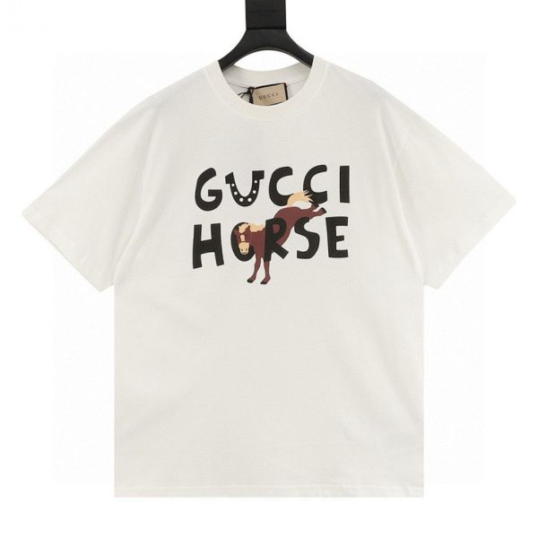 designer,replica,clothing,fake,1:1,lv,luxury,high quality GUCCI New Cartoon Series Short-Sleeve T-Shirt (E97A)