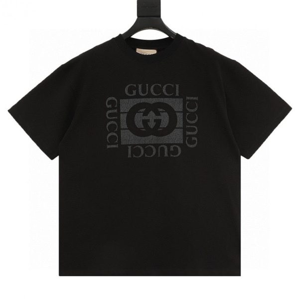 designer,replica,clothing,fake,1:1,lv,luxury,high quality GUCCI New Cracked Check Print Short-Sleeve T-Shirt (E10C)
