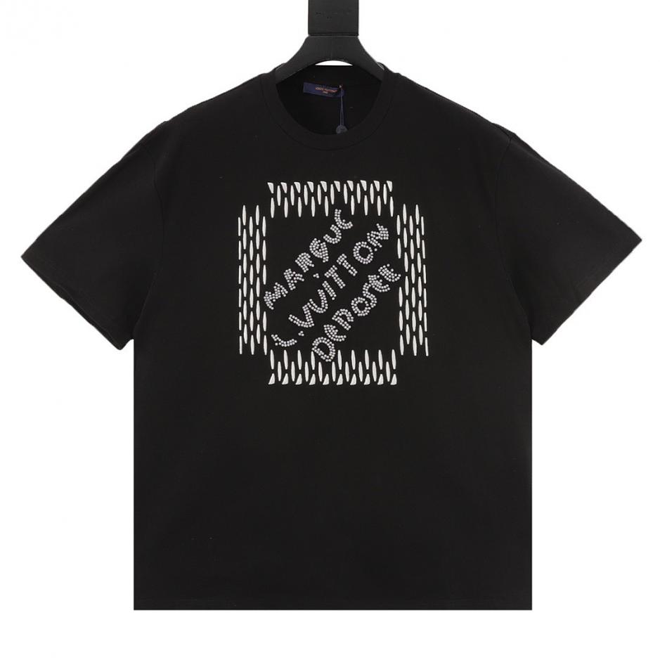 designer,replica,clothing,fake,1:1,lv,luxury,high quality LOUIS VUITTON Tricolor Beaded Embroidery Short-Sleeve T-Shirt (793C) designer,replica,clothing,fake,1:1,lv,luxury,high quality LOUIS VUITTON Tricolor Beaded Embroidery Short-Sleeve T-Shirt (793C)