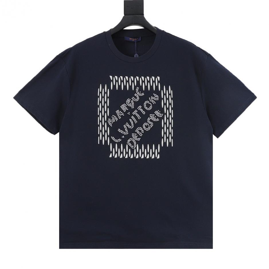 designer,replica,clothing,fake,1:1,lv,luxury,high quality LOUIS VUITTON Tricolor Beaded Embroidery Short-Sleeve T-Shirt (83B4) designer,replica,clothing,fake,1:1,lv,luxury,high quality LOUIS VUITTON Tricolor Beaded Embroidery Short-Sleeve T-Shirt (83B4)