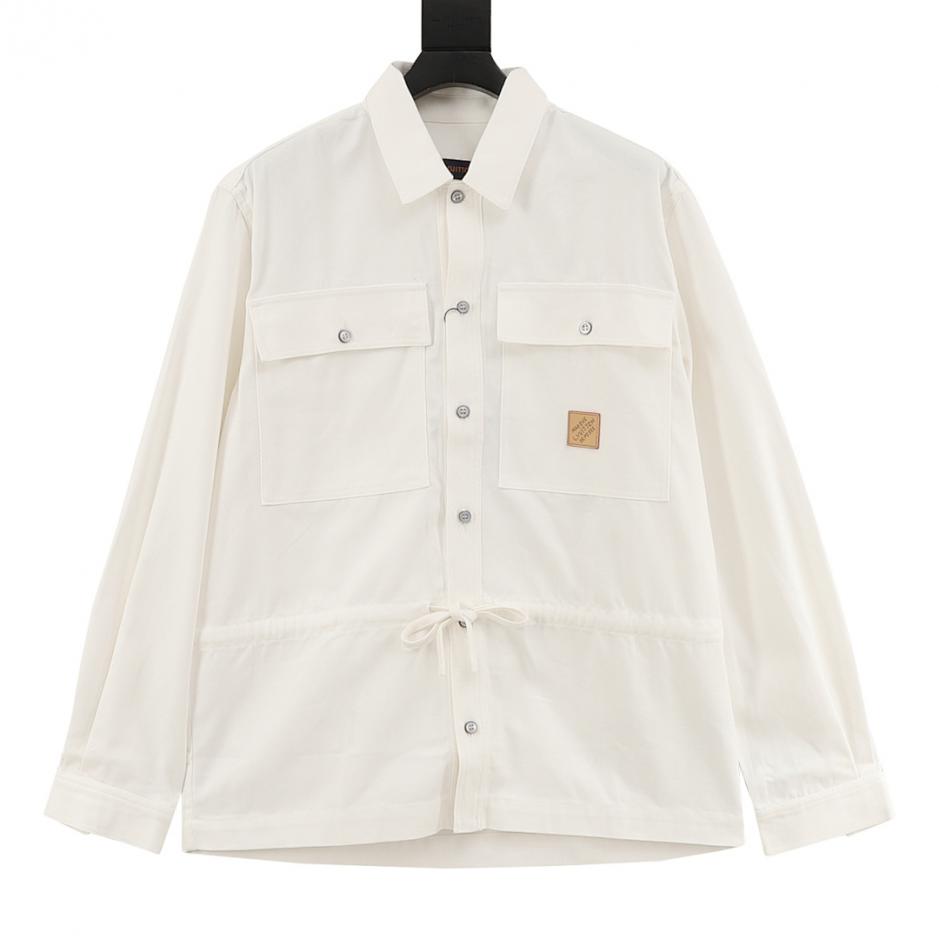 designer,replica,clothing,fake,1:1,lv,luxury,high quality LOUIS VUITTON Leather Label Print Shirt Jacket (E68A) designer,replica,clothing,fake,1:1,lv,luxury,high quality LOUIS VUITTON Leather Label Print Shirt Jacket (E68A)