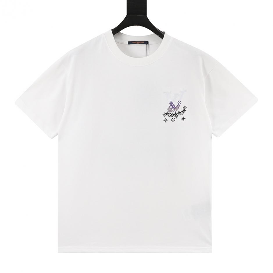 designer,replica,clothing,fake,1:1,lv,luxury,high quality LOUIS VUITTON Gradient Monogram Embroidered Short-Sleeve T-Shirt (B969) designer,replica,clothing,fake,1:1,lv,luxury,high quality LOUIS VUITTON Gradient Monogram Embroidered Short-Sleeve T-Shirt (B969)