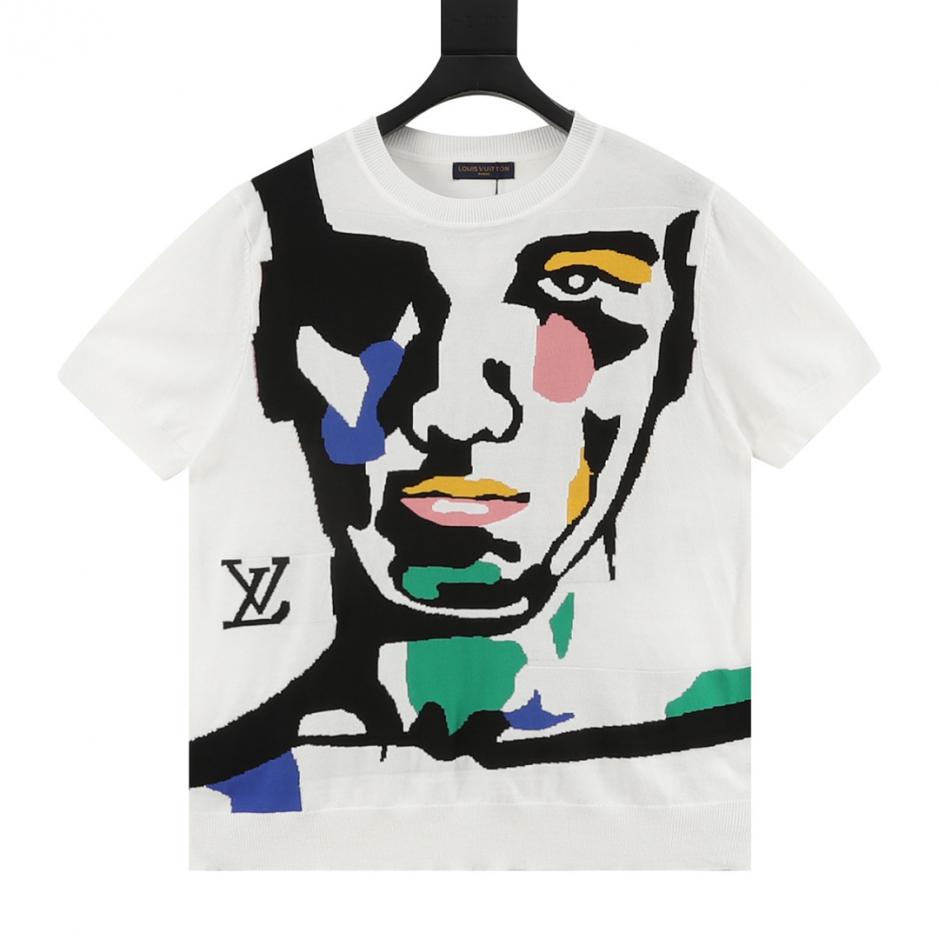 designer,replica,clothing,fake,1:1,lv,luxury,high quality LOUIS VUITTON Portrait Jacquard Wool Knit Short-Sleeve T-Shirt (AEF4) designer,replica,clothing,fake,1:1,lv,luxury,high quality LOUIS VUITTON Portrait Jacquard Wool Knit Short-Sleeve T-Shirt (AEF4)