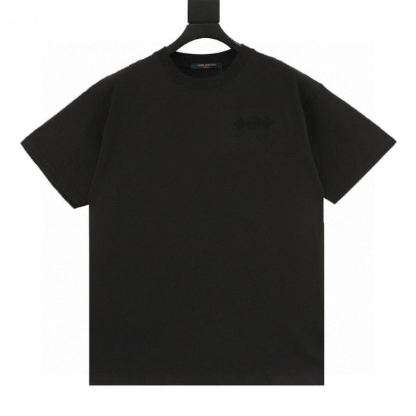 designer,replica,clothing,fake,1:1,lv,luxury,high quality LOUIS VUITTON Embroidered Short-Sleeve T-Shirt (6801)