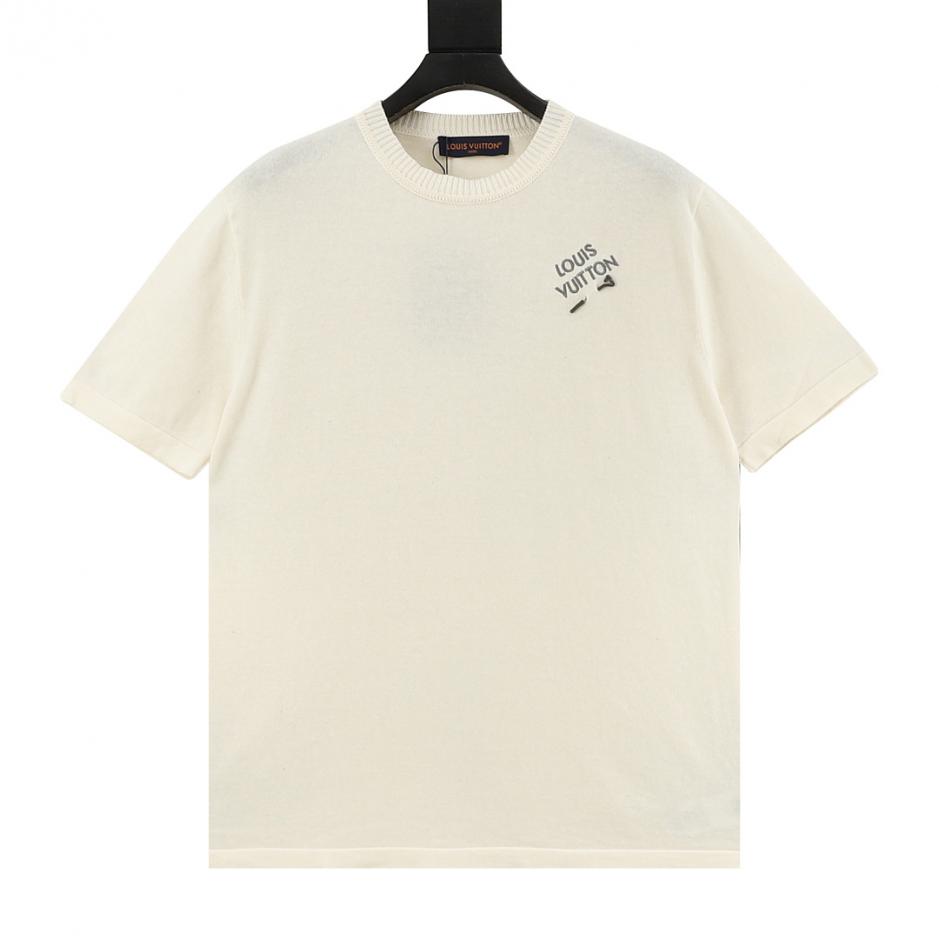 designer,replica,clothing,fake,1:1,lv,luxury,high quality LOUIS VUITTON Embroidered Crew Neck Knit Short-Sleeve T-Shirt with Safety Pin (AC2A) designer,replica,clothing,fake,1:1,lv,luxury,high quality LOUIS VUITTON Embroidered Crew Neck Knit Short-Sleeve T-Shirt with Safety Pin (AC2A)