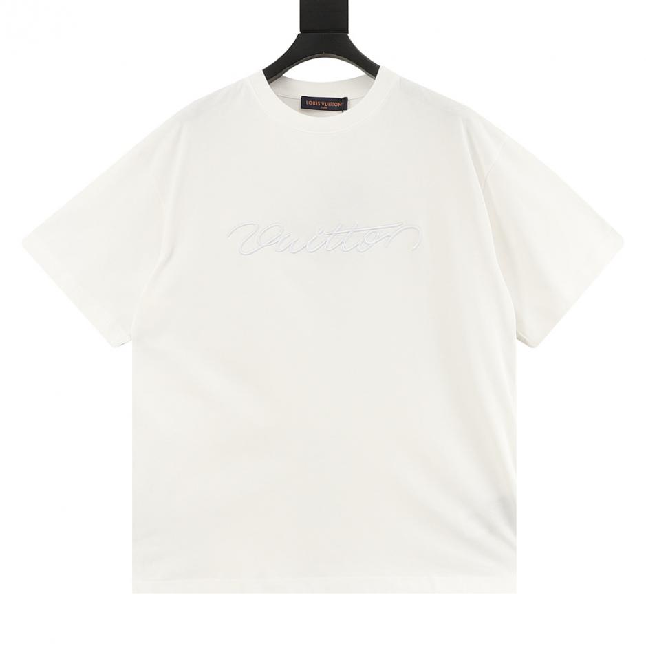 designer,replica,clothing,fake,1:1,lv,luxury,high quality LOUIS VUITTON Embroidered Signature Short-Sleeve T-Shirt (16C9) designer,replica,clothing,fake,1:1,lv,luxury,high quality LOUIS VUITTON Embroidered Signature Short-Sleeve T-Shirt (16C9)